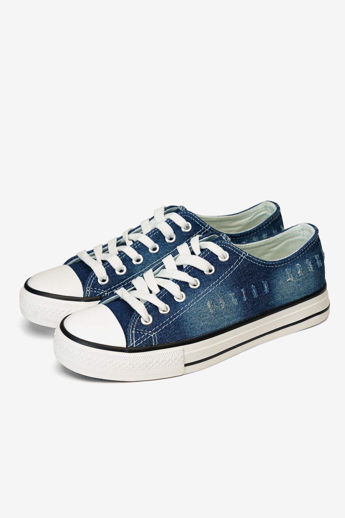 Zapatilla Mujer Azul Oscuro Sayen Boteli Boteli